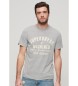 Superdry T-shirt floqué Workwear gris