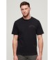 Superdry T-shirt graphique ample avec motif de tatouage noir