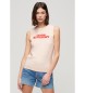Superdry T-shirt Sport Luxe Graphic rosa
