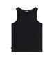 Superdry Essential logo sleeveless T-shirt noir