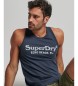 Superdry T-shirt sem mangas com logótipo Vintage Logo Venue Classic navy