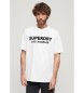 Superdry Luxe Sport los t-shirt wit