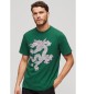 Superdry Camiseta Komodo Vintage verde