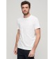 Superdry T-shirt vintage com logótipo branco em relevo