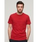 Superdry Vintage T-shirt met rood logo in reliëf