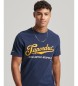 Superdry Vintage Scripted College T-shirt navy