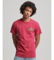 Superdry Vintage Venue Neon-T-Shirt rosa