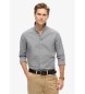 Superdry Grey long sleeve casual shirt