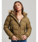 Superdry Quilted Jacket Short green