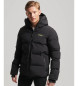 Superdry Boxy quilted coat black