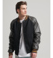 Superdry College Varsity Bomberjacka svart