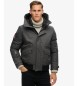 Superdry Grå City Tweed Padded bomberjacka