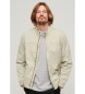 Superdry Klassische beigefarbene Harrington-Jacke