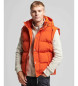 Superdry Steppweste mit Kapuze Everest orange