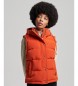 Superdry Hooded vest Vintage Everest oranje