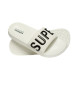 Superdry Vegane Schwimmbad Flip Flops Core weiß