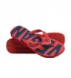 Superdry Tongs vgtaliennes rouges