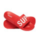 Superdry Vegane Flip Flops Core rot