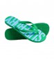 Superdry Groene veganistische teenslippers