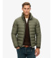 Superdry Chaqueta Acolchada Bordada Fuji verde