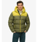 Superdry Quiltet jakke Colorblock grn