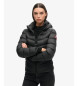 Superdry Casaco Fuji com capuz e acolchoado preto