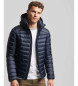 Superdry Fuji Sport Hooded Quilted Jacket Navy