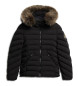 Superdry Quilted Hooded Jacket black