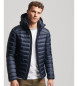 Superdry Fuji Sport gewatteerd jack blauw