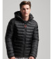 Superdry Casaco acolchoado Fuji Sport preto