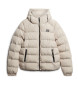 Superdry Sportliche beige Steppjacke