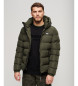 Superdry Sports quilted jacket green