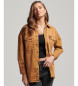 Superdry Veste en jean oversize marron