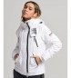 Superdry Mountain Windbreaker-Jacke mit Kapuze Weiß