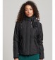 Superdry Windbreakerjakke med htte Mountain black