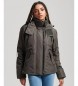 Superdry Vetrovka s kapuco Mountain temno zelena