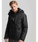 Superdry Chaqueta cortavientos con capucha Yachter negro