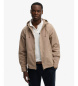 Superdry Jakke i vasket twill taupe