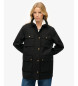 Superdry Kurtka woskowana czarna