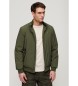 Superdry Kurtka treningowa Harrington zielona