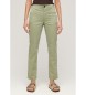 Superdry Green medium-waist Chino trousers