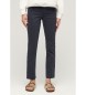 Superdry Medium navy chino trousers