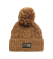 Superdry Brown chunky braided knit cap