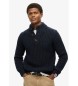 Superdry Navy chunky strik-jumper