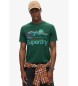 Superdry Cl Great Outdoors graphic t-shirt green