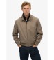 Superdry Classic Harrington Jacket beige Superdry Classic Harrington Jacket beige