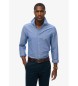 Superdry Camicia classica Oxford blu