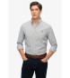 Superdry Srajca Classic Oxford L/S siva