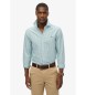 Superdry Srajca Classic Oxford L/S zelena
