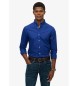Superdry Camia Classic Oxford azul